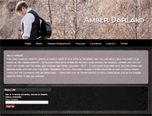 Tablet Screenshot of amberdarland.com